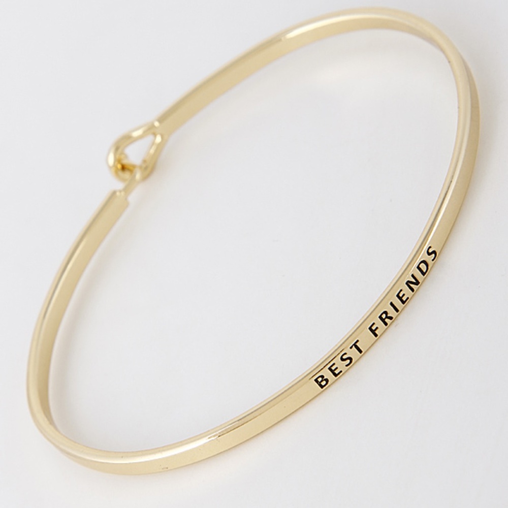 Best Friends bracelets. Pack 8 pcs silver color